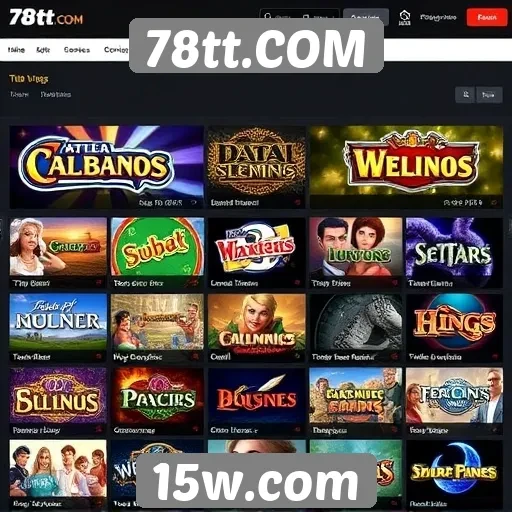 Explorando os jogos mais populares do site 78tt COM